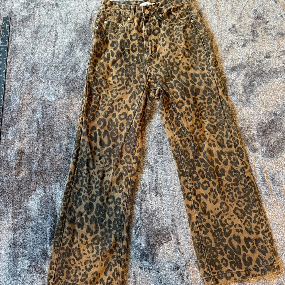 Aelfric Eden Leopard Print Jeans Size 26